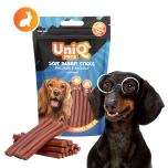 Uniq Pets Woofers koeramaius pehmed küülikulihapulgad 250g