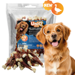 Uniq Pets Chewy närimispulgad pardirullid kaltsiumkontidega, 500g