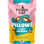 PrimaCat Pillows karvapallide vastane kassimaius veiselihaga 60g