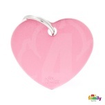 My Family ripats Basic süda suur roosa /MFB29/