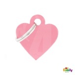 My Family ripats Basic süda väike roosa /MFB24/