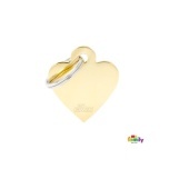 My Family ripats Basic süda väike messing kuldne /MFB22/