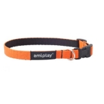 Amiplay Collar Twist S 20-35x1cm Orange