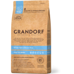 Grandorf Valge Kala ja Pruun Riis Täiskasvanud Koertele 3kg