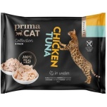 PrimaCat Fillets kana vees + tuunikala vees 4x50g