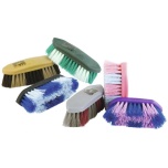 HIPPOTONIC Multi-coloured dandy brush - Color : beige with brown/beige bristles; navy blue with royal blue/light blue bristles; green with mint/green bristles; grey with burgun, Size : 15.5 x 5.5 cm