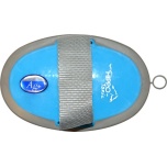 HIPPOTONIC “Antimicrobien” large curry comb - Color : blue/grey, Size : Back 160 x 105 mm