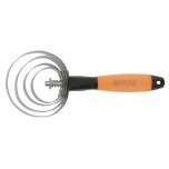 HIPPOTONIC “Gel” round metallic curry combs - Color : neon orange