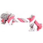 DT COTTON JIM PLAYING ROPE 2 KNOTS MULTI JUMBO 45CM