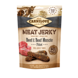 Carnilove Dog Jerky Beef & Beef Muscle maius koerale 100g