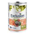 Exclusion med. mono noble grain adult konserv koerale 400g, lõhega.