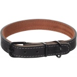 Koera kaelarihm MONTANA nahast must M 37-45CM 20MM