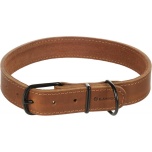 Koera kaelarihm MONTANA nahast konjaki tooni XXL 53-63CM 28MM