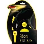 Flexi jalutusrihm neon lint L 5M max 50kg