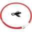 Koera LED kaelarihm Nera Visio punane 20-70cm 16mm