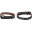 Koera kaelarihm MONTANA nahast must XS 19,5-25,5CM 12MM