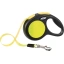 Flexi Retractable lintrihm NEW NEON must/kollane XS 3m