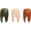 A Koera köögivilja maiused Veggie Tooth mix 10cm 3tk