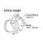 Koera traksid TOGA must XL (kael 61cm, ring 94-132cm)
