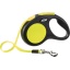 Flexi Retractable lintrihm NEW NEON must/kollane S 5m