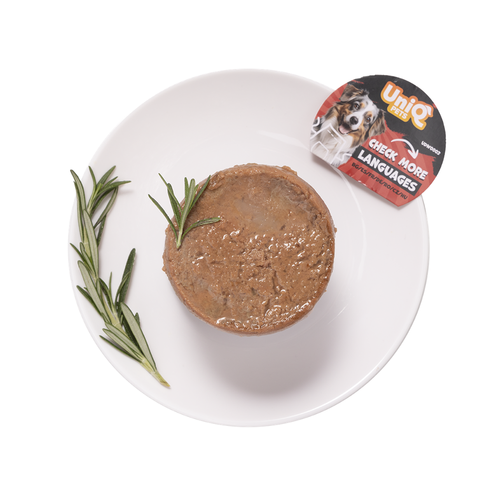 Uniq Pets Royal märgtoit koerale veiseliha maitsega 375g